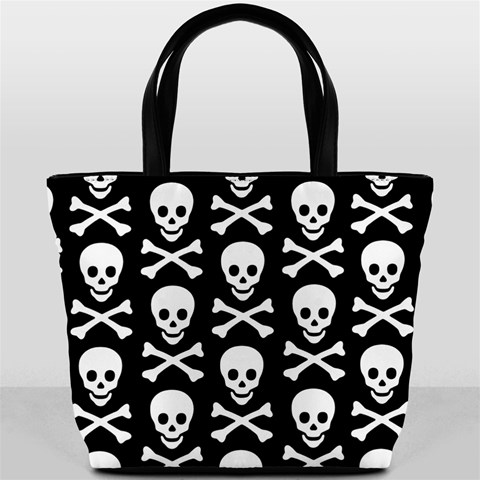Skull and Crossbones Bucket Bag from ArtsNow.com Front