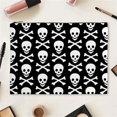 Skull and Crossbones Cosmetic Bag (XL) from ArtsNow.com Front