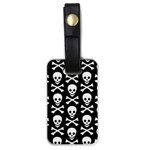 Skull and Crossbones Luggage Tag (one side)