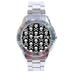 Skull and Crossbones Stainless Steel Analogue Men’s Watch