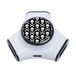 Skull and Crossbones 3-Port USB Hub