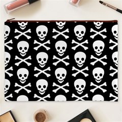 Skull and Crossbones Cosmetic Bag (XXXL) from ArtsNow.com Front