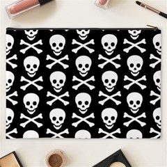 Skull and Crossbones Cosmetic Bag (XXXL) from ArtsNow.com Back