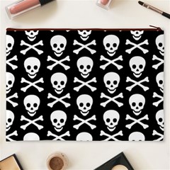 Skull and Crossbones Cosmetic Bag (XXXL) from ArtsNow.com Back