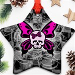 Skull Butterfly Ornament (Star)