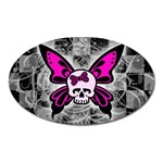 Skull Butterfly Magnet (Oval)