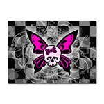 Skull Butterfly Sticker A4 (10 pack)