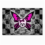 Skull Butterfly Postcards 5  x 7  (Pkg of 10)