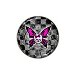 Skull Butterfly Hat Clip Ball Marker