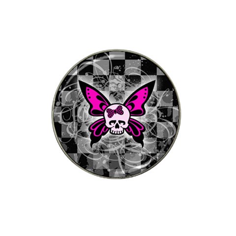 Skull Butterfly Hat Clip Ball Marker (10 pack) from ArtsNow.com Front