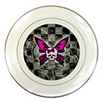 Skull Butterfly Porcelain Plate