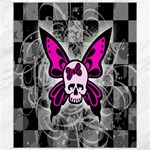 Skull Butterfly Canvas 8  x 10 