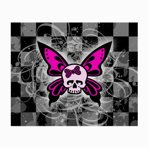 Skull Butterfly Glasses Cloth (Small, Two Sides) from ArtsNow.com Front