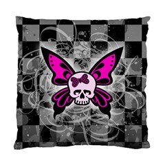 Skull Butterfly Cushion Case (Two Sides) from ArtsNow.com Back