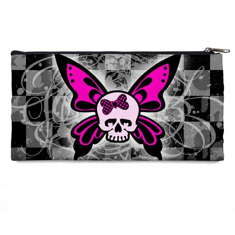 Skull Butterfly Pencil Case from ArtsNow.com Back
