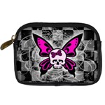 Skull Butterfly Digital Camera Leather Case