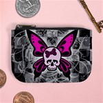 Skull Butterfly Mini Coin Purse