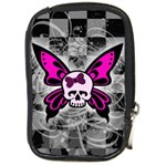 Skull Butterfly Compact Camera Leather Case