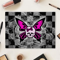 Skull Butterfly Cosmetic Bag (XL) from ArtsNow.com Back