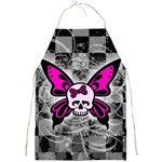 Skull Butterfly Full Print Apron
