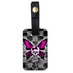 Skull Butterfly Luggage Tag (one side)