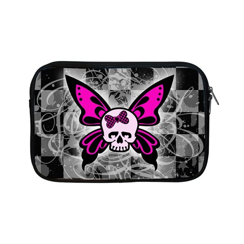 Skull Butterfly Apple iPad Mini Zipper Case from ArtsNow.com Front