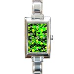 Skull Camouflage Rectangular Italian Charm Watch