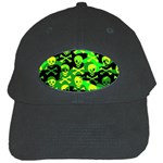 Skull Camouflage Black Cap