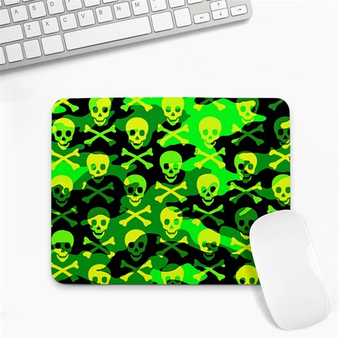 Skull Camouflage Small Mousepad from ArtsNow.com Front