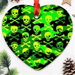 Skull Camouflage Ornament (Heart)