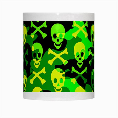 Skull Camouflage White Mug from ArtsNow.com Center