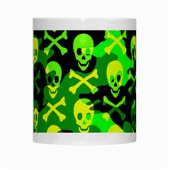 Skull Camouflage White Mug from ArtsNow.com Center