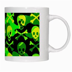 Skull Camouflage White Mug from ArtsNow.com Right