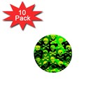 Skull Camouflage 1  Mini Button (10 pack) 