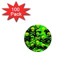 Skull Camouflage 1  Mini Button (100 pack) 