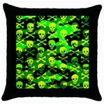 Skull Camouflage Throw Pillow Case (Black)