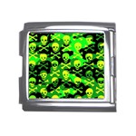 Skull Camouflage Mega Link Italian Charm (18mm)