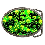 Skull Camouflage Belt Buckle