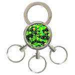 Skull Camouflage 3-Ring Key Chain