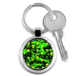 Skull Camouflage Key Chain (Round)