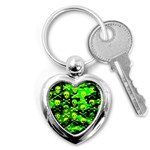 Skull Camouflage Key Chain (Heart)