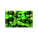 Skull Camouflage Sticker (Rectangular)