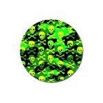 Skull Camouflage Magnet 3  (Round)