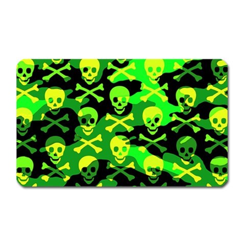 Skull Camouflage Magnet (Rectangular) from ArtsNow.com Front
