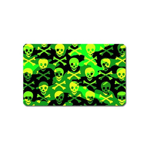 Skull Camouflage Magnet (Name Card) from ArtsNow.com Front