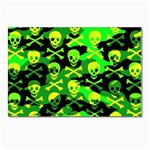 Skull Camouflage Postcard 4 x 6  (Pkg of 10)