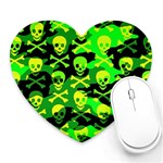 Skull Camouflage Mousepad (Heart)