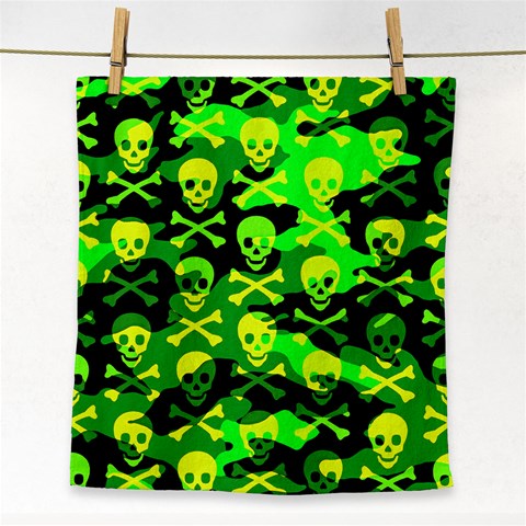 Skull Camouflage Face Towel from ArtsNow.com Front