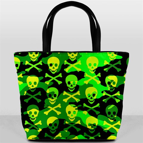 Skull Camouflage Bucket Bag from ArtsNow.com Front