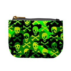 Skull Camouflage Mini Coin Purse from ArtsNow.com Front